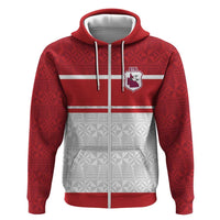 Queensland Tonga Custom Hoodie QLD with Tongan Ngatu Pattern