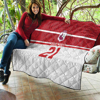 Queensland Tonga Custom Quilt QLD with Tongan Ngatu Pattern