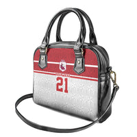 Queensland Tonga Custom Shoulder Handbag QLD with Tongan Ngatu Pattern