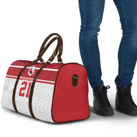 Queensland Tonga Custom Travel Bag QLD with Tongan Ngatu Pattern - Polynesian Pride