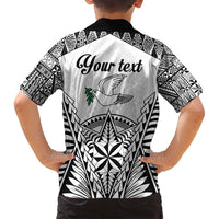Personalised Tonga 676 Family Matching Off Shoulder Maxi Dress and Hawaiian Shirt Tribal Kupesi Ngatu Unique LT9 - Polynesian Pride