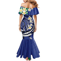 FSM Chuuk State Polynesian Shark Tattoo Personalised Family Matching Mermaid Dress and Hawaiian Shirt LT9 - Polynesian Pride