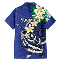 FSM Chuuk State Polynesian Shark Tattoo Personalised Family Matching Puletasi and Hawaiian Shirt