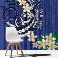 FSM Chuuk State Polynesian Shark Tattoo Personalised Window Curtain LT9 - Polynesian Pride