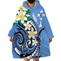 FSM Kosrae Polynesian Shark Tattoo Personalised Wearable Blanket Hoodie LT9 - Polynesian Pride