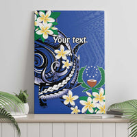 FSM Pohnpei Polynesian Shark Tattoo Personalised Canvas Wall Art LT9 - Polynesian Pride