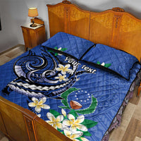 FSM Pohnpei Polynesian Shark Tattoo Personalised Quilt Bed Set LT9 - Polynesian Pride