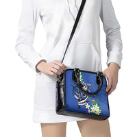 FSM Pohnpei Polynesian Shark Tattoo Personalised Shoulder Handbag LT9 - Polynesian Pride