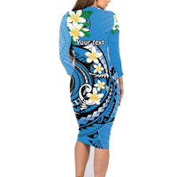 FSM Yap State Polynesian Shark Tattoo Personalised Family Matching Long Sleeve Bodycon Dress and Hawaiian Shirt LT9 - Polynesian Pride