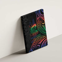 New Caledonia Polynesian Tatoo Personalised Canvas Wall Art LT9 - Polynesian Pride