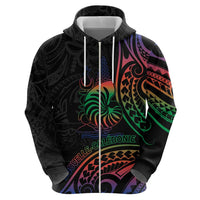 New Caledonia Polynesian Tatoo Personalised Hoodie LT9 - Polynesian Pride