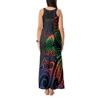 New Caledonia Polynesian Tatoo Personalised Tank Maxi Dress LT9 - Polynesian Pride