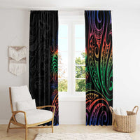New Caledonia Polynesian Tatoo Personalised Window Curtain LT9 - Polynesian Pride