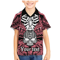 personalised-polynesia-skull-family-matching-mermaid-dress-and-hawaiian-shirt-with-boars-tusk-pink-arty-vibe