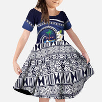 Hafai Adai Guam Guasalis Family Matching Off Shoulder Maxi Dress and Hawaiian Shirt Polynesian Tribal Pattern
