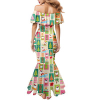 Mele Kalikimaka Hawaii Christmas Family Matching Mermaid Dress and Hawaiian Shirt Funny Santan Hippie Style LT9 - Polynesian Pride