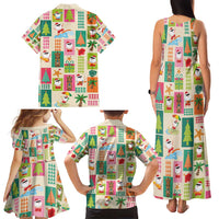Mele Kalikimaka Hawaii Christmas Family Matching Tank Maxi Dress and Hawaiian Shirt Funny Santan Hippie Style LT9 - Polynesian Pride