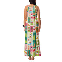 Mele Kalikimaka Hawaii Christmas Family Matching Tank Maxi Dress and Hawaiian Shirt Funny Santan Hippie Style LT9 - Polynesian Pride