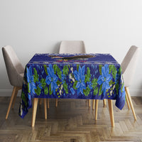 Personalised American Samoa Christmas Tablecloth Manuia le Kerisimasi Polynesian Tribal LT9 - Polynesian Pride