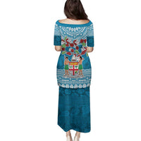 Fijian Tagimoucia Flowers Family Matching Puletasi and Hawaiian Shirt Christmas Coquette bow LT9 - Polynesian Pride