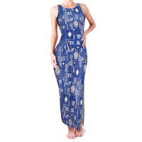 Marshall Islands Merry Christmas Family Matching Tank Maxi Dress and Hawaiian Shirt Pacific Patchwork Xmas Vibes - Polynesian Pride