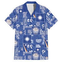 Marshall Islands Merry Christmas Hawaiian Shirt Pacific Patchwork Xmas Vibes - Polynesian Pride
