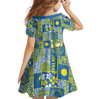 Palau Ungil Kurismas Family Matching Long Sleeve Bodycon Dress and Hawaiian Shirt Pacific Patchwork Xmas Vibes - Polynesian Pride