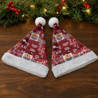 Tahiti Oaoa I Teie Noera Christmas Santa Hat Pacific Patchwork Xmas Vibes LT9 - Polynesian Pride