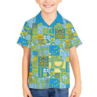 Tuvalu Manuia te Kilisimasi Hawaiian Shirt Pacific Patchwork Xmas Vibes - Polynesian Pride