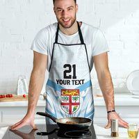 Fiji Football Custom Apron Bula Boys Go Champions - Polynesian Pride