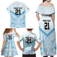 Fiji Football Custom Family Matching Off Shoulder Maxi Dress and Hawaiian Shirt Bula Boys Go Champions LT9 - Polynesian Pride