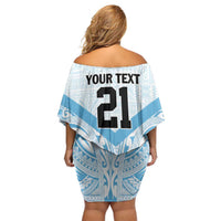 Fiji Football Custom Family Matching Off Shoulder Short Dress and Hawaiian Shirt Bula Boys Go Champions LT9 - Polynesian Pride
