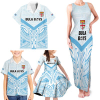 Fiji Football Custom Family Matching Tank Maxi Dress and Hawaiian Shirt Bula Boys Go Champions LT9 - Polynesian Pride