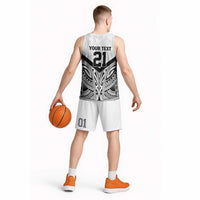 New Zealand Football Custom Basketball Jersey All White Fern Go Champions - Polynesian Pride
