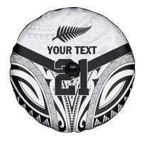 New Zealand Football Custom Spare Tire Cover All White Fern Go Champions LT9 - Polynesian Pride
