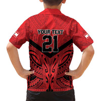 Tahiti Football Custom Family Matching Short Sleeve Bodycon Dress and Hawaiian Shirt Toa Aito Go Champions LT9 - Polynesian Pride