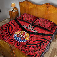 Tahiti Football Custom Quilt Bed Set Toa Aito Go Champions LT9 - Polynesian Pride