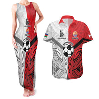 New Caledonia-Tahiti Football Custom Couples Matching Tank Maxi Dress and Hawaiian Shirt Together Go Champions LT9 Art - Polynesian Pride