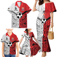 New Caledonia-Tahiti Football Custom Family Matching Mermaid Dress and Hawaiian Shirt Together Go Champions LT9 - Polynesian Pride