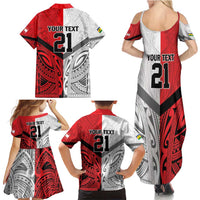 New Caledonia-Tahiti Football Custom Family Matching Summer Maxi Dress and Hawaiian Shirt Together Go Champions LT9 - Polynesian Pride