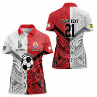 New Caledonia-Tahiti Football Custom Women Polo Shirt Together Go Champions LT9 - Polynesian Pride