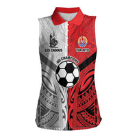 New Caledonia-Tahiti Football Custom Women Sleeveless Polo Shirt Together Go Champions LT9 Female Art - Polynesian Pride