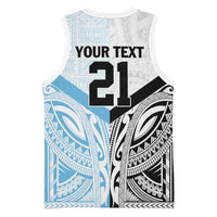 New Zealand-Fiji Football Custom Basketball Jersey Together Go Champions LT9 - Polynesian Pride