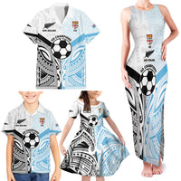 New Zealand-Fiji Football Custom Family Matching Tank Maxi Dress and Hawaiian Shirt Together Go Champions LT9 - Polynesian Pride