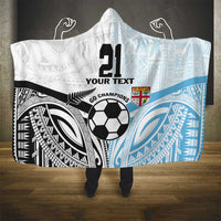 New Zealand-Fiji Football Custom Hooded Blanket Together Go Champions LT9 - Polynesian Pride