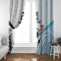 New Zealand-Fiji Football Custom Window Curtain Together Go Champions