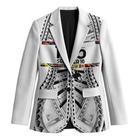Independen Stet bilong Papua Niugini 1975 Blazer White Tribal Papua New Guinea Province Flag LT9 Unisex White - Polynesian Pride