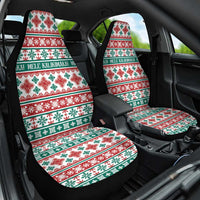 Mele Kalikimaka Hawaii Christmas Car Seat Cover Hawaiian Quilt Pattern Style LT9 One Size Beige - Polynesian Pride