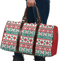 Mele Kalikimaka Hawaii Christmas Travel Bag Hawaiian Quilt Pattern Style - Polynesian Pride