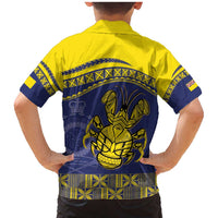 Niue Coconut Crab Family Matching Mermaid Dress and Hawaiian Shirt Rock of Polynesia LT9 - Polynesian Pride